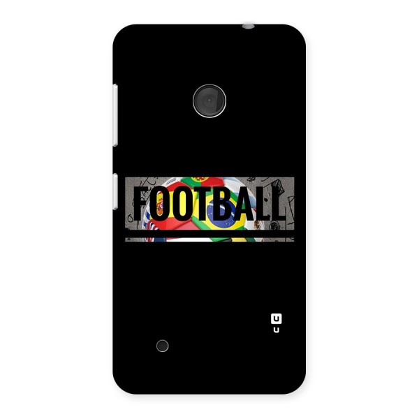 Football Typography Back Case for Lumia 530