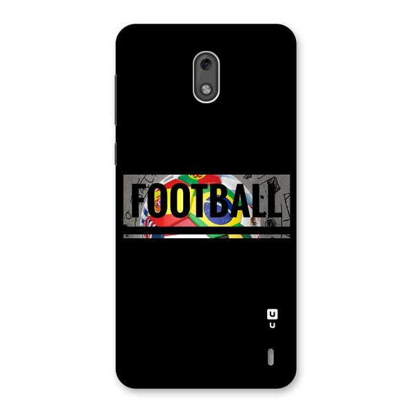 Football Typography Back Case for Nokia 2