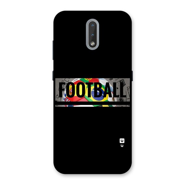 Football Typography Back Case for Nokia 2.3