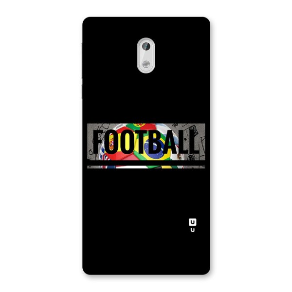 Football Typography Back Case for Nokia 3