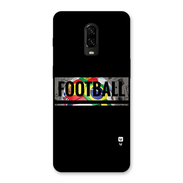 Football Typography Back Case for OnePlus 6T