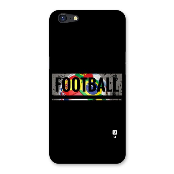 Football Typography Back Case for Oppo A71