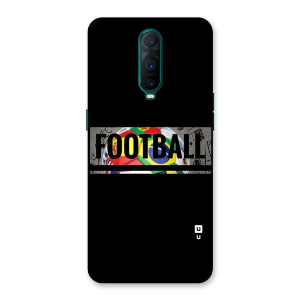 Football Typography Back Case for Oppo R17 Pro