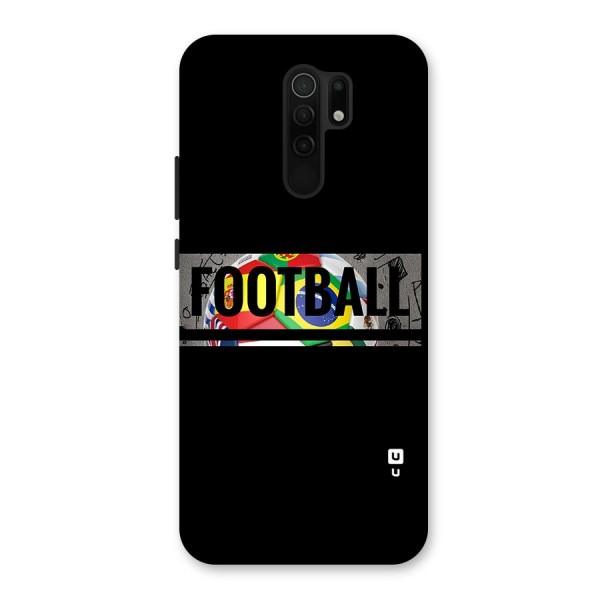 Football Typography Back Case for Poco M2