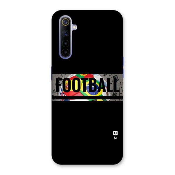 Football Typography Back Case for Realme 6