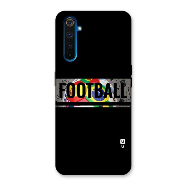 Football Typography Back Case for Realme 6 Pro