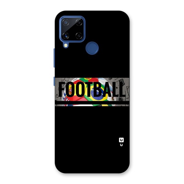 Football Typography Back Case for Realme C12