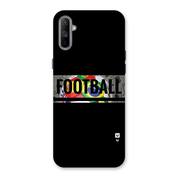 Football Typography Back Case for Realme C3