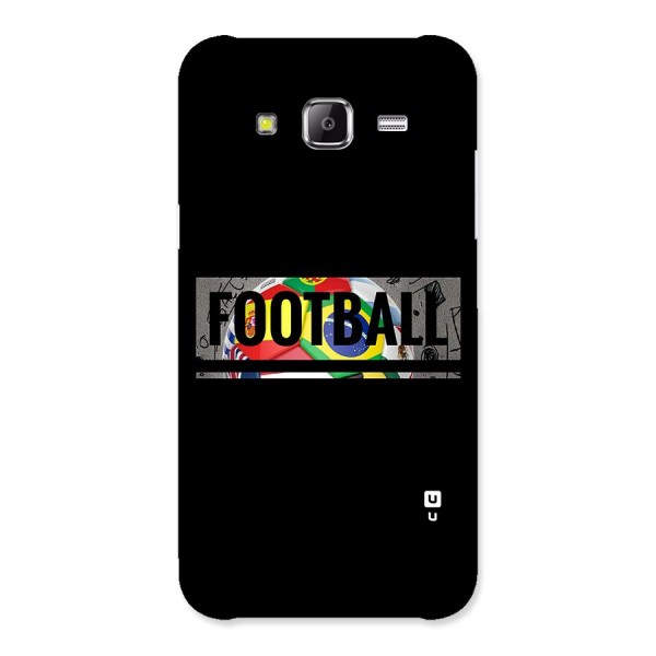 Football Typography Back Case for Samsung Galaxy J5