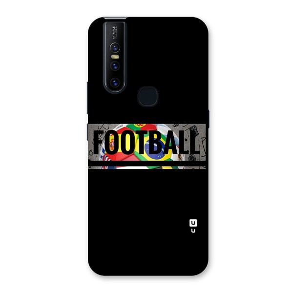 Football Typography Back Case for Vivo V15