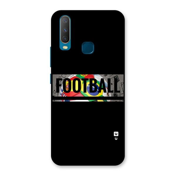 Football Typography Back Case for Vivo Y15