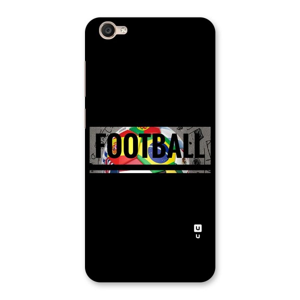 Football Typography Back Case for Vivo Y55