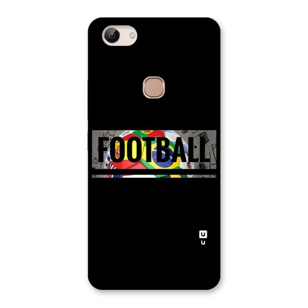 Football Typography Back Case for Vivo Y83