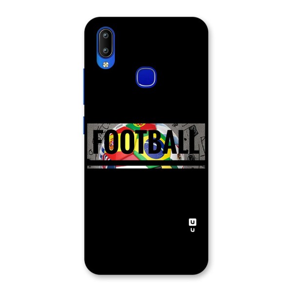 Football Typography Back Case for Vivo Y91