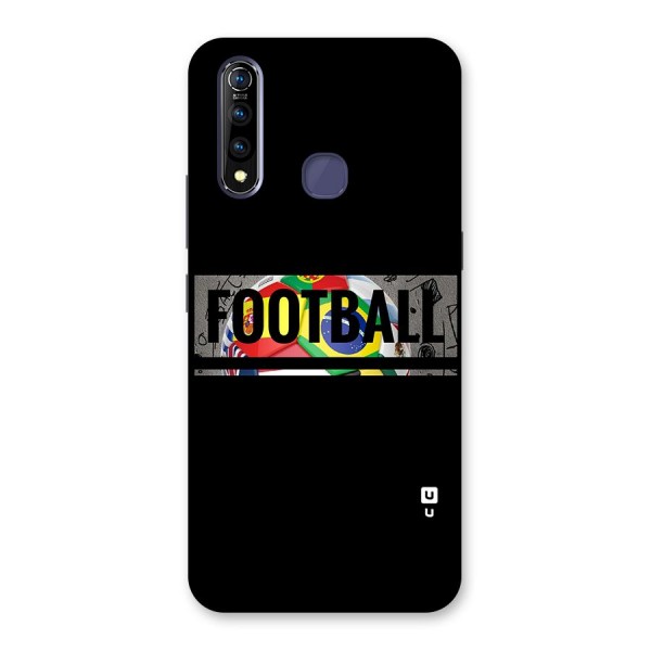 Football Typography Back Case for Vivo Z1 Pro