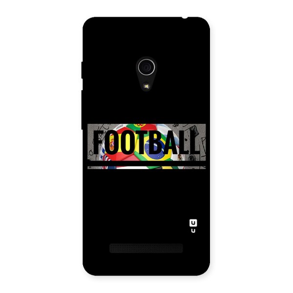 Football Typography Back Case for Zenfone 5