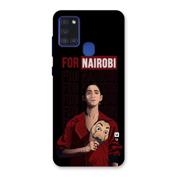 For Nairobi Money Heist Back Case for Galaxy A21s