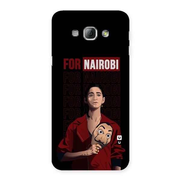 For Nairobi Money Heist Back Case for Galaxy A8