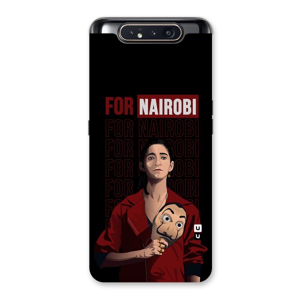 For Nairobi Money Heist Back Case for Galaxy A80