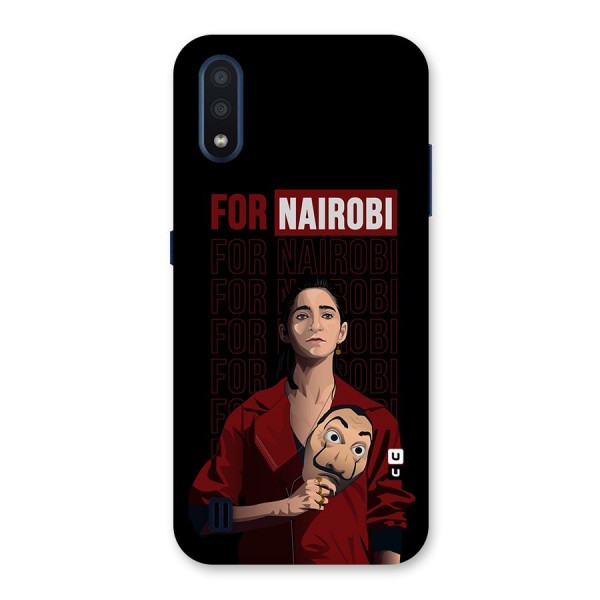 For Nairobi Money Heist Back Case for Galaxy M01