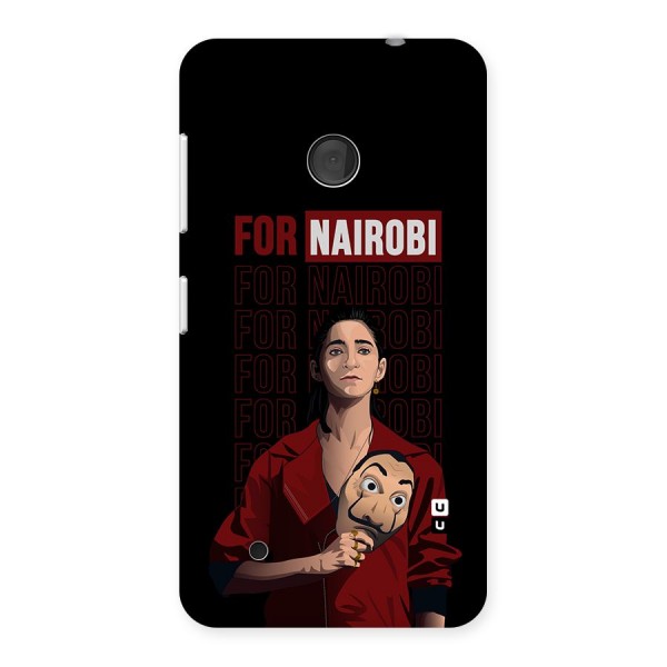 For Nairobi Money Heist Back Case for Lumia 530