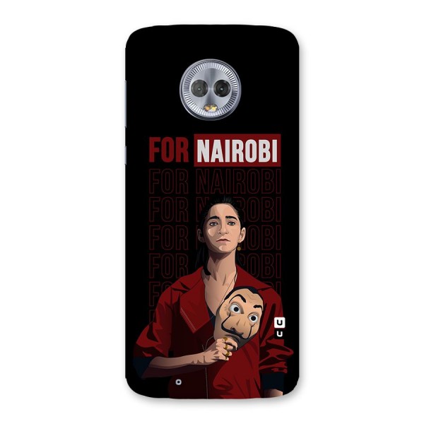 For Nairobi Money Heist Back Case for Moto G6