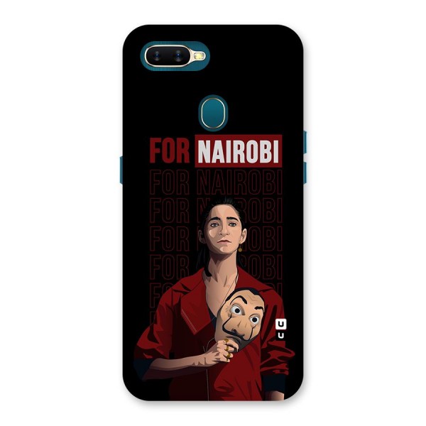 For Nairobi Money Heist Back Case for Oppo A7