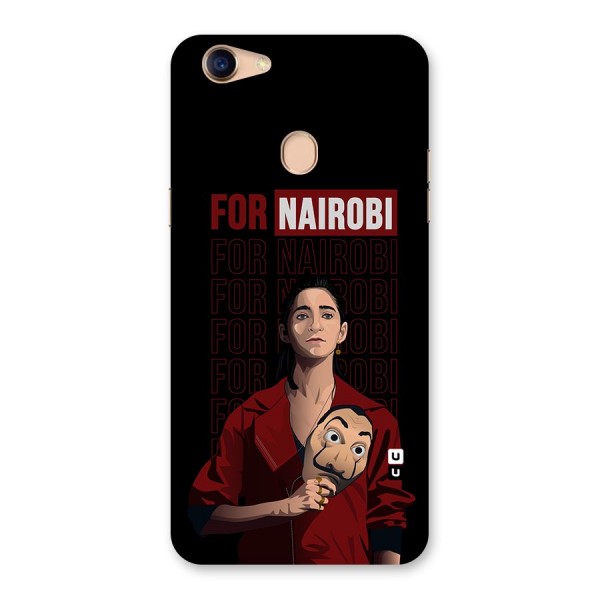 For Nairobi Money Heist Back Case for Oppo F5