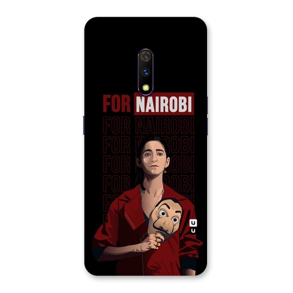 For Nairobi Money Heist Back Case for Realme X