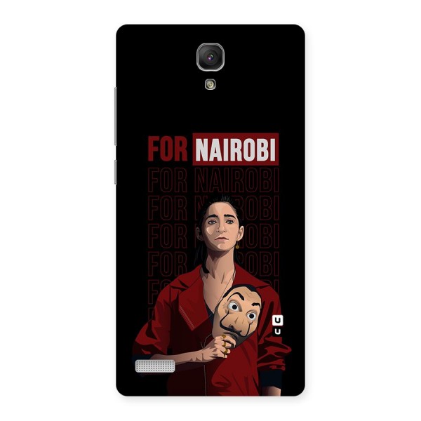 For Nairobi Money Heist Back Case for Redmi Note