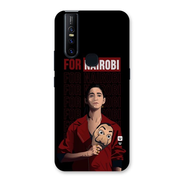 For Nairobi Money Heist Back Case for Vivo V15