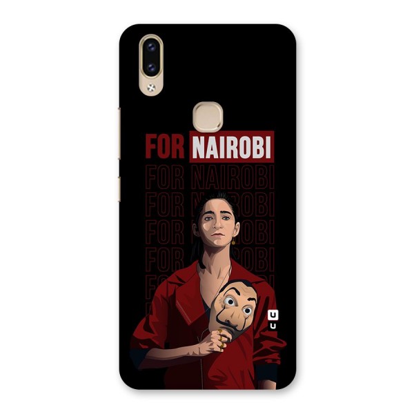 For Nairobi Money Heist Back Case for Vivo V9