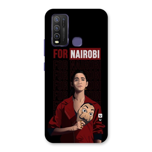 For Nairobi Money Heist Back Case for Vivo Y30