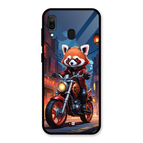 Fox Rider Glass Back Case for Galaxy A30