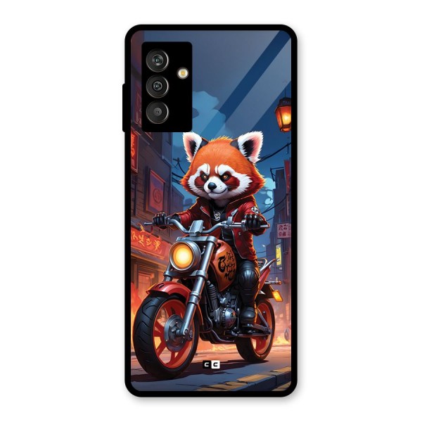 Fox Rider Glass Back Case for Galaxy M13