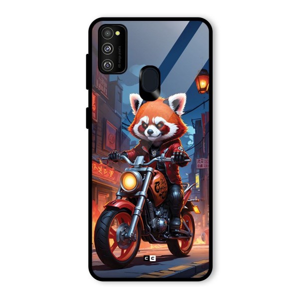 Fox Rider Glass Back Case for Galaxy M30s