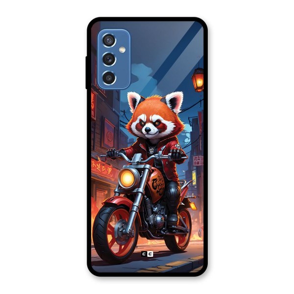 Fox Rider Glass Back Case for Galaxy M52 5G