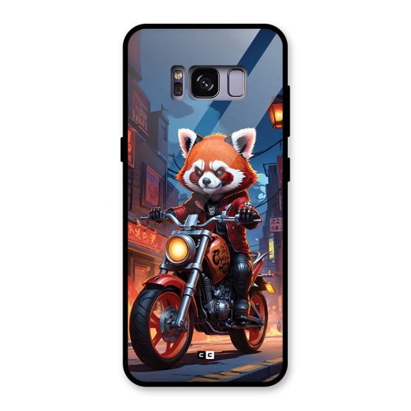 Fox Rider Glass Back Case for Galaxy S8