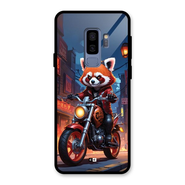 Fox Rider Glass Back Case for Galaxy S9 Plus