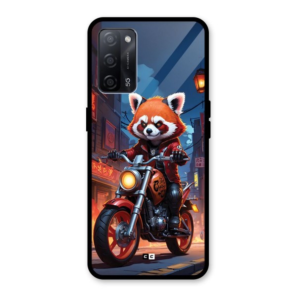 Fox Rider Glass Back Case for Oppo A53s 5G