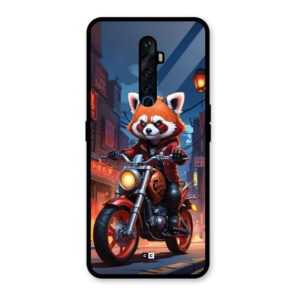 Fox Rider Glass Back Case for Oppo Reno2 F