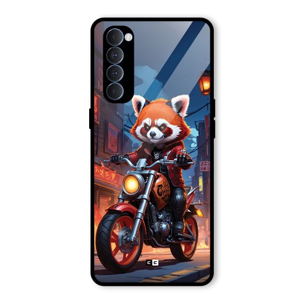 Fox Rider Glass Back Case for Oppo Reno4 Pro