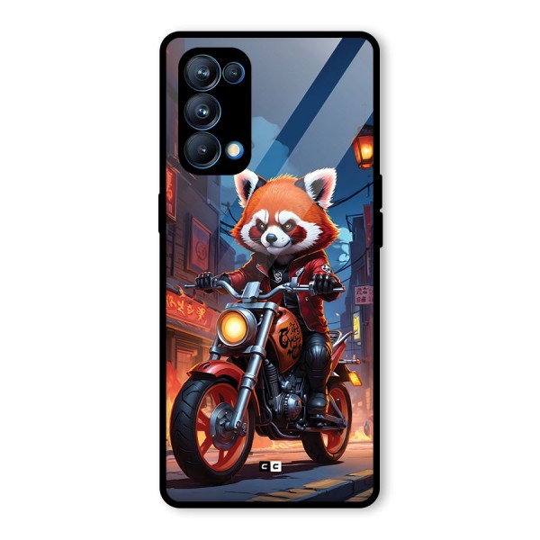 Fox Rider Glass Back Case for Oppo Reno5 Pro 5G