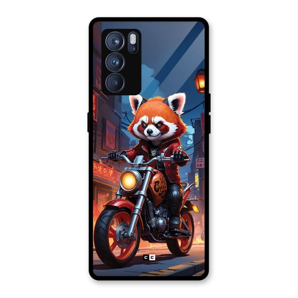 Fox Rider Glass Back Case for Oppo Reno6 Pro 5G