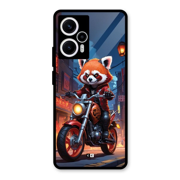 Fox Rider Glass Back Case for Poco F5