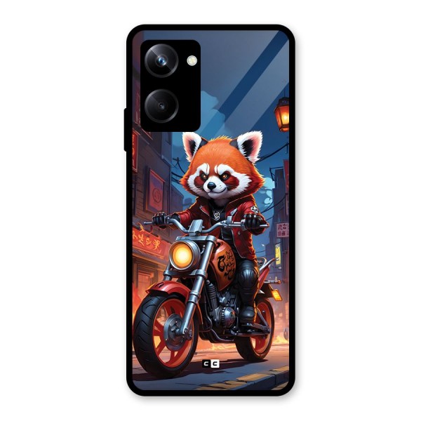 Fox Rider Glass Back Case for Realme 10 Pro