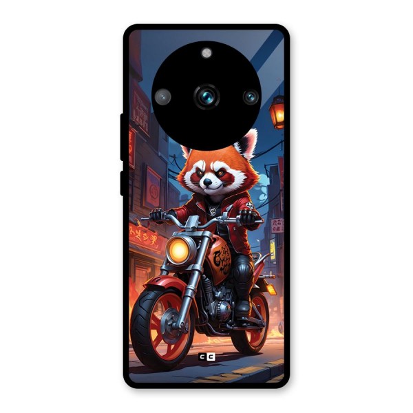 Fox Rider Glass Back Case for Realme 11 Pro Plus