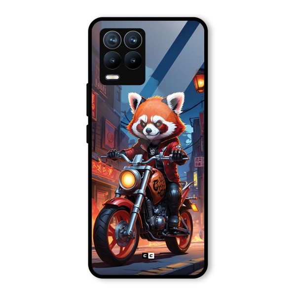 Fox Rider Glass Back Case for Realme 8