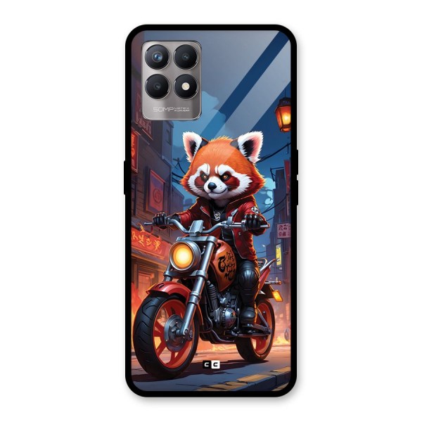 Fox Rider Glass Back Case for Realme 8i