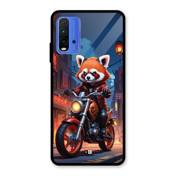 Fox Rider Glass Back Case for Redmi 9 Power